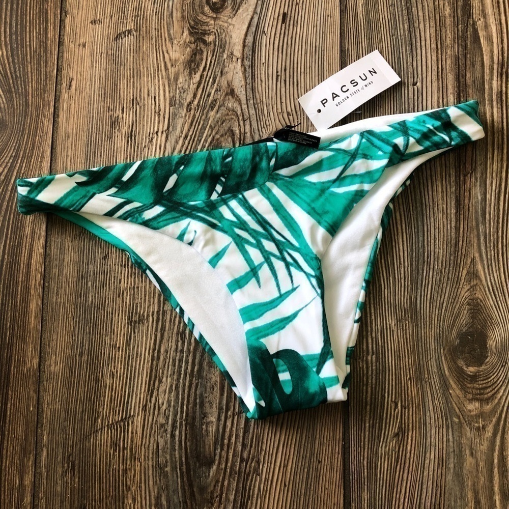 Nwt Pacsun La Hearts Tropical Bikini Bottoms